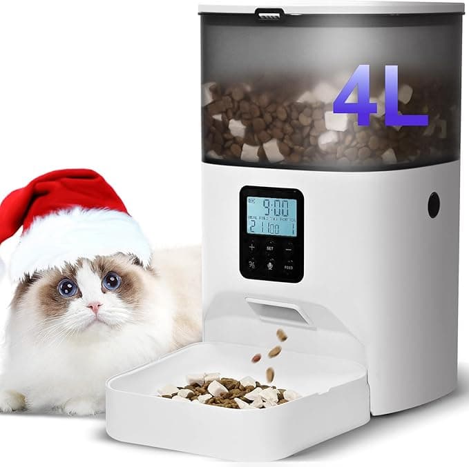 ANDOLL HOME Automatic Cat Feeder, 4L